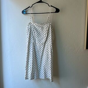 Polka dot mini dress